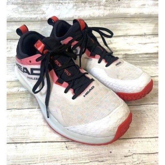 Head Motion Pro Men's Pickleball Shoes Sneakers Size 8 White Pink Black - Picture 11 of 13